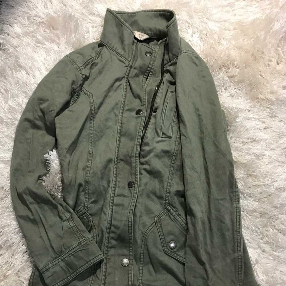 Olive Green Abercrombie Kids Jacket